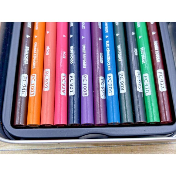 Prismacolor Premier Colored Pencils Artist Quality Rich Thick Color 24 Piece EUC - Picture 7 of 10